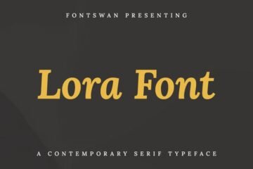 lora font family free