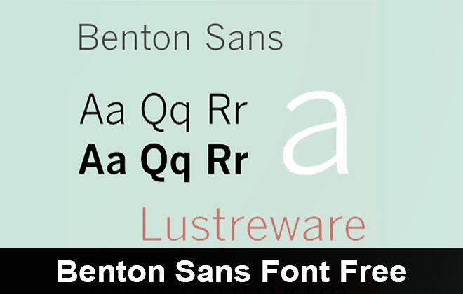 Benton Sans Font Free Download