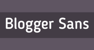 Blogger Sans Font Free Download