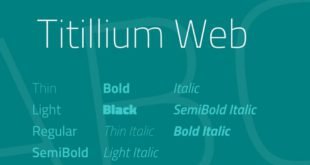 Titillium Web Font Family Free