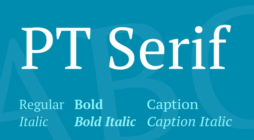 PT Serif Font Family Free