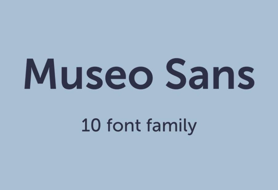 Museo Sans Font Free