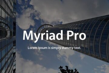 Myriad Pro Font Free