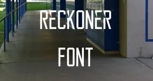 Reckoner Font Free