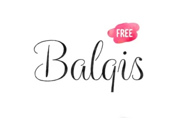 Balqis Free Font Free Download