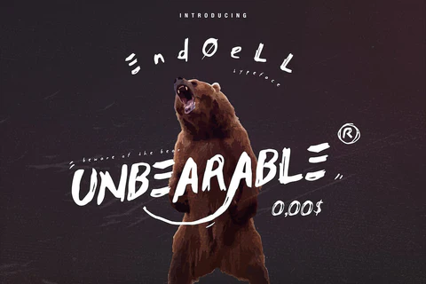 Endoell Brush Font Free Download