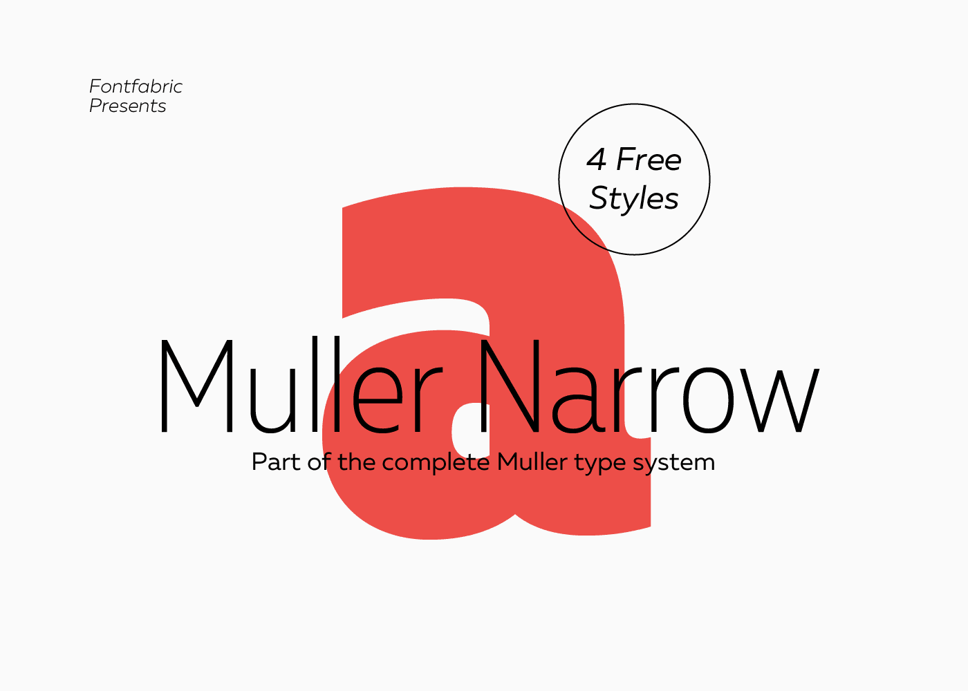 Muller Narrow Font Free Download