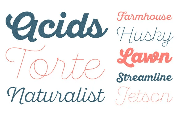 Sant’Elia Script Font Type Examples