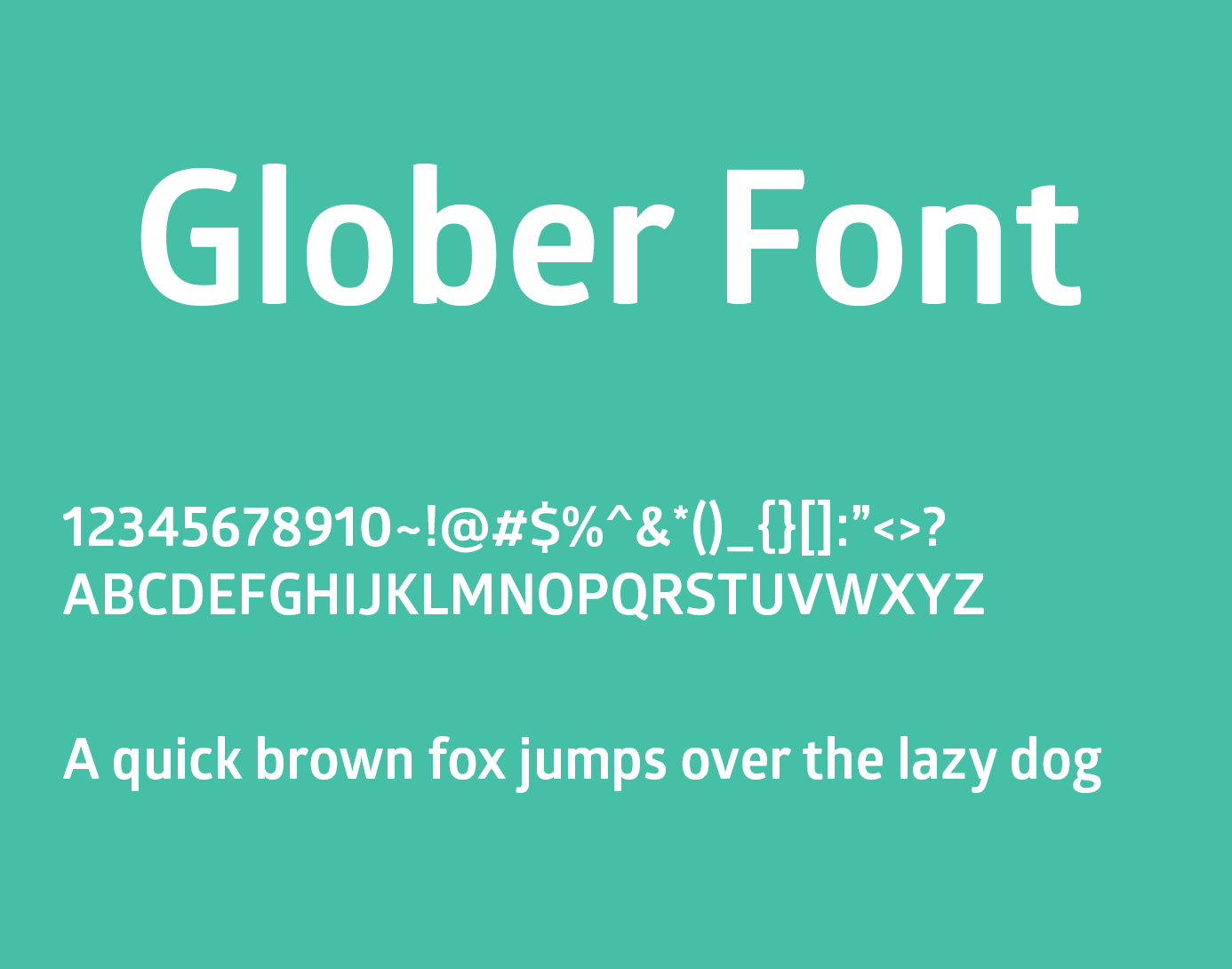 Glober Font Free Download