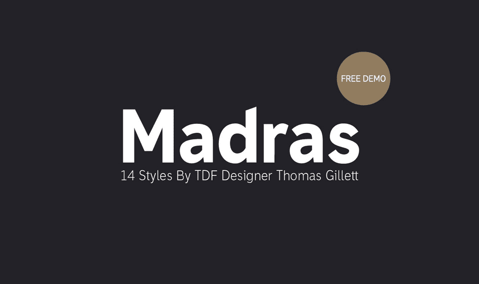 Madras Font Family Free Download