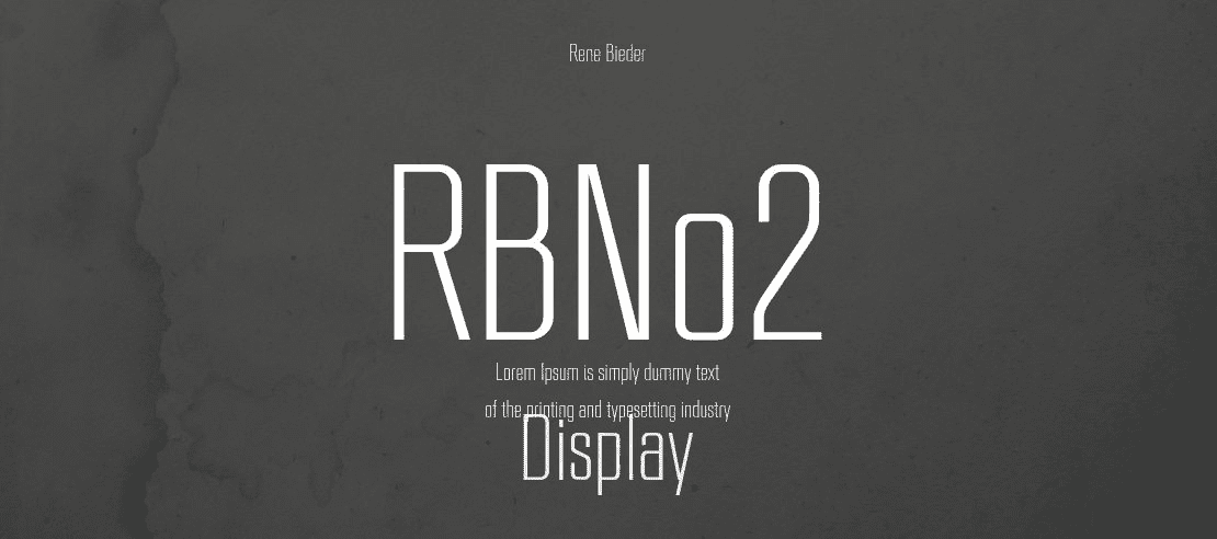 RBNo2 Font Free Download