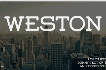 Weston Font Free Download