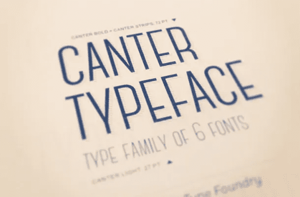 Canter Font Free Download