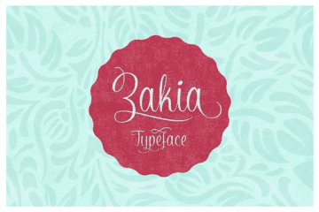 Zakia Script Font