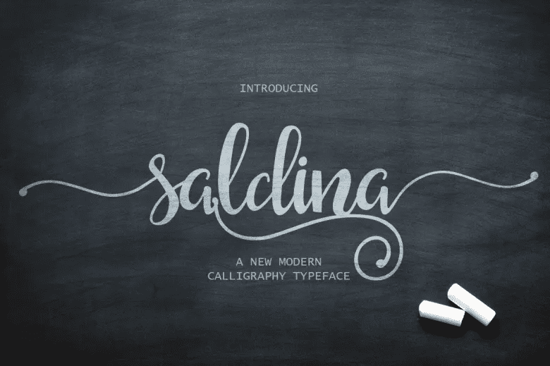 Saldina Free Font Download