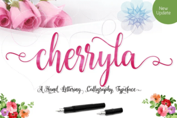 Cherryla Script Font Free Download