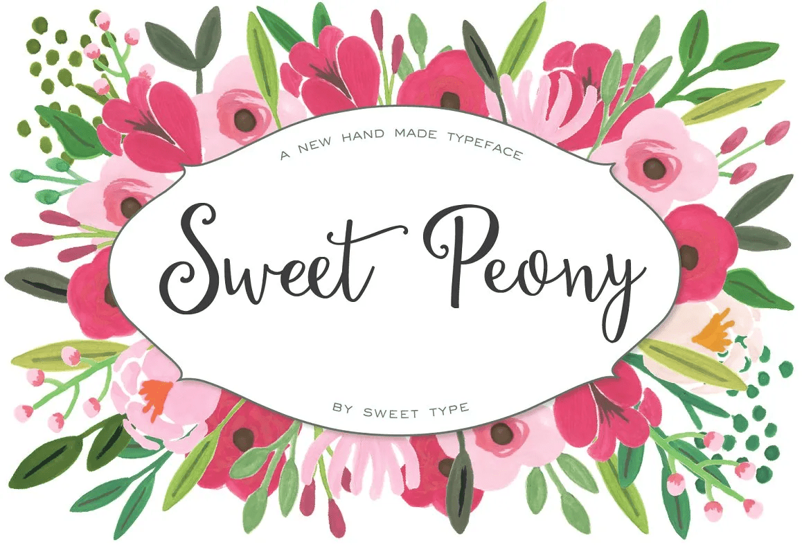 Sweet Peony Font Free Download