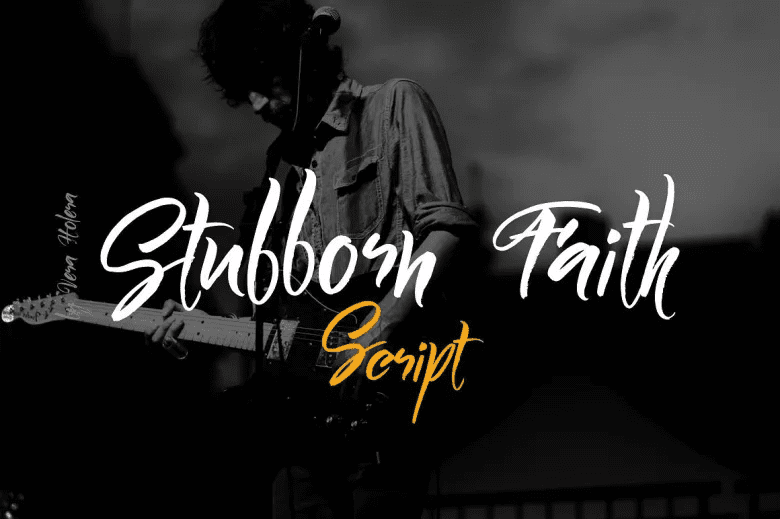 Stubborn Faith Script Font Free Download