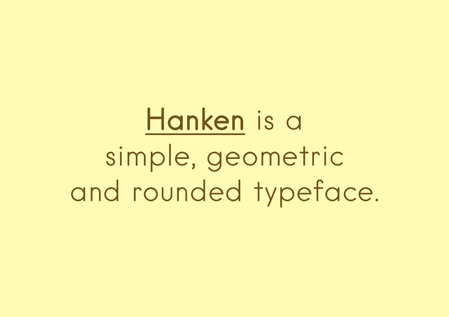 Hanken Font Free Download