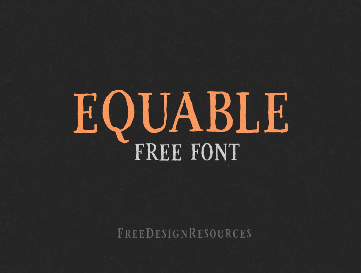 Equable Free Font Download