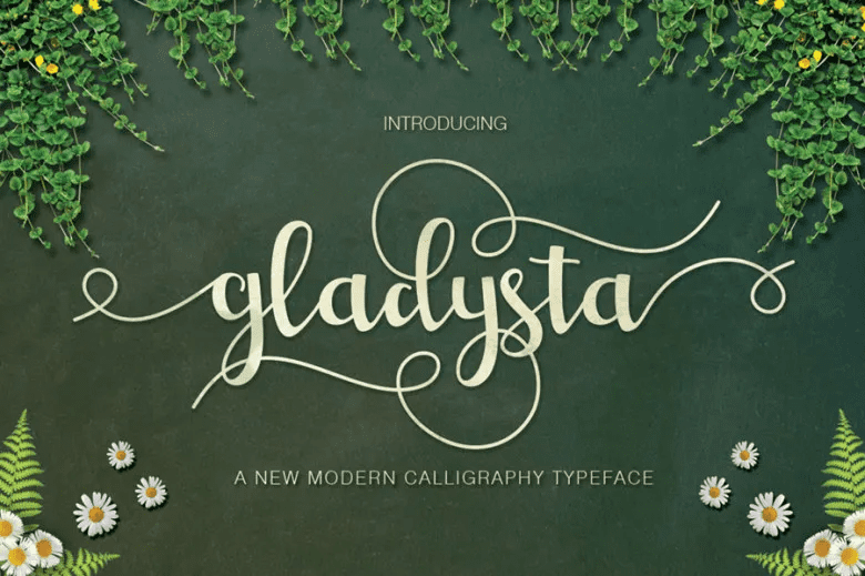 Gladysta Script Font Free Download