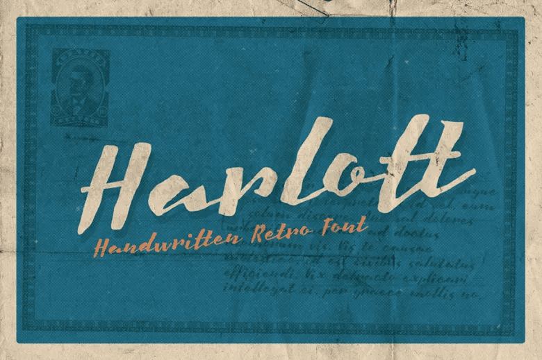 Harlott Font Free 