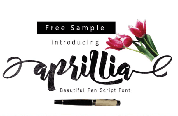 Aprillia Script Font Free Download