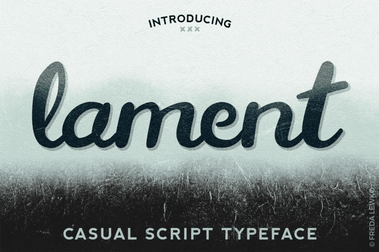 Lament Script Font Free Download