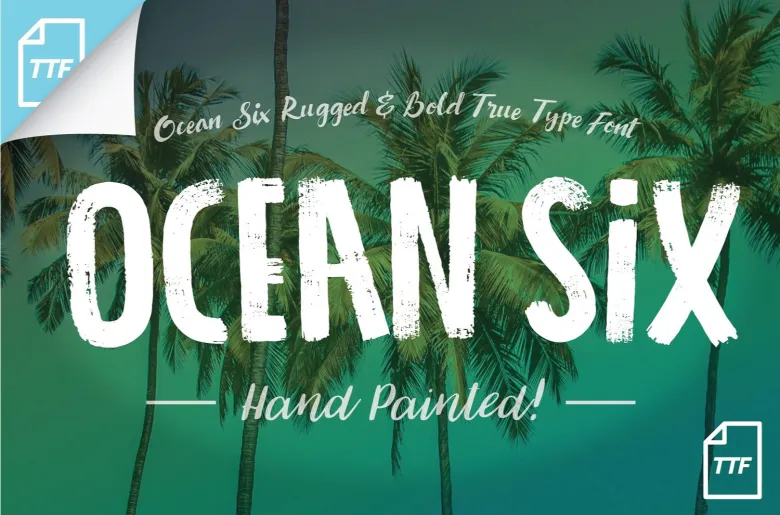 Ocean Six Font Free Download