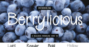 Berrylicious Font Family Free Download