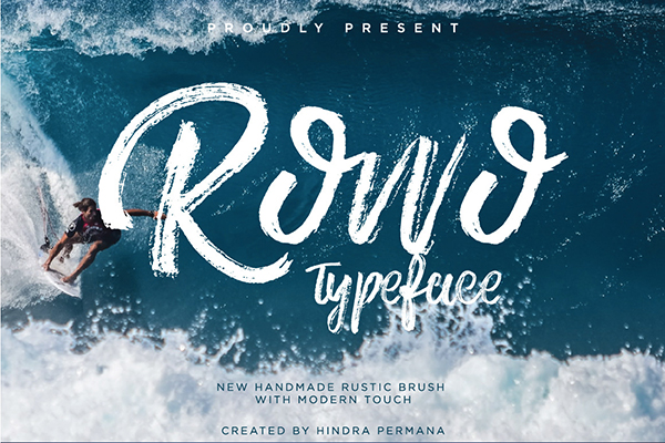 ROWO Brush Font Free