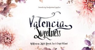 Valencia Sweetness Font Free Download