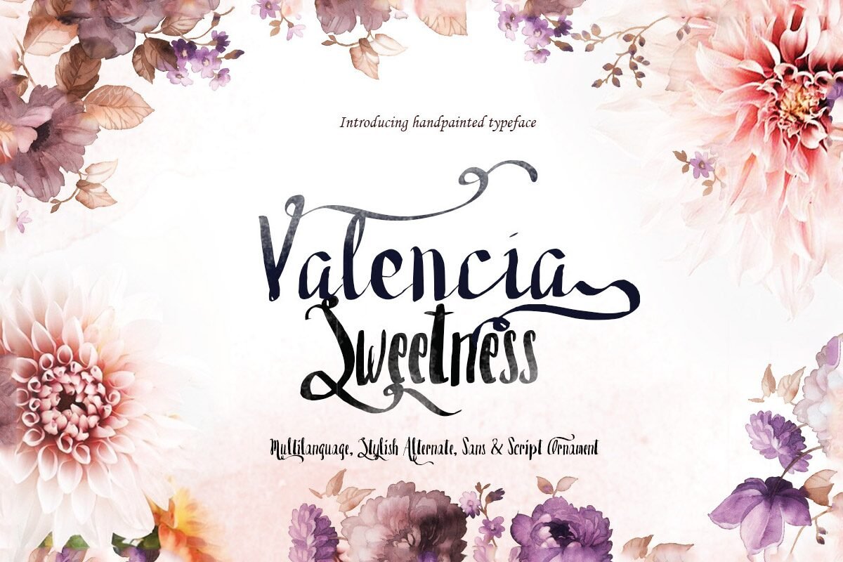 Valencia Sweetness Font Free Download