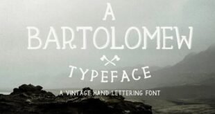 Bartolomew Font Free Download