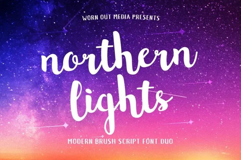 Northern Lights Font Free Download