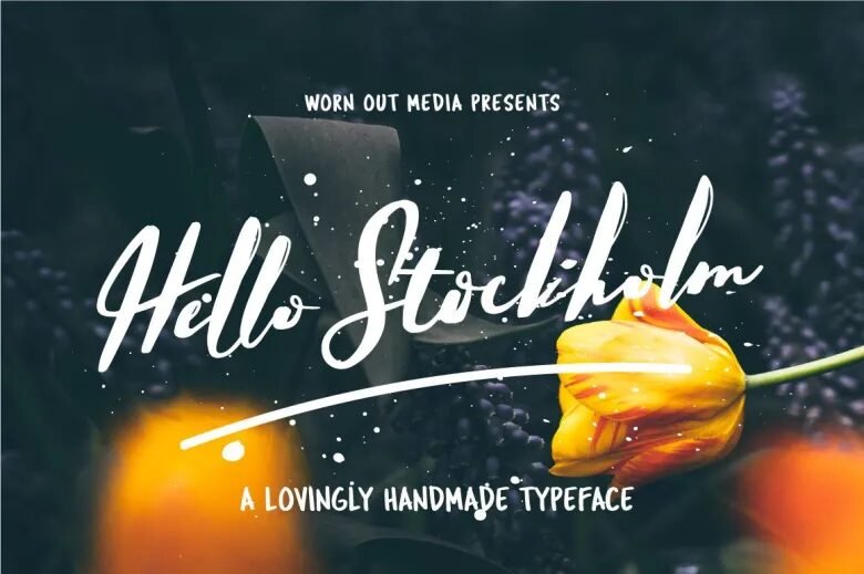 Hello Stockholm Font Free Download