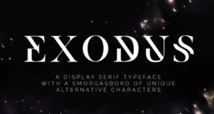 Exodus Font Free Download