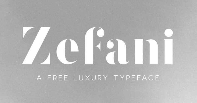 Zefani Font Free Download