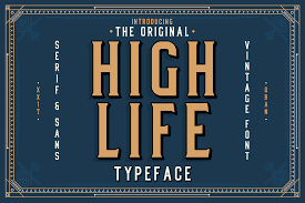 high life font free download