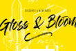 Gloss And Bloom Font Free Download