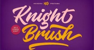 Knight Brush Font Free