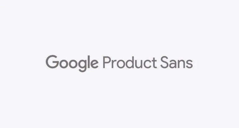 Google Product Sans Font