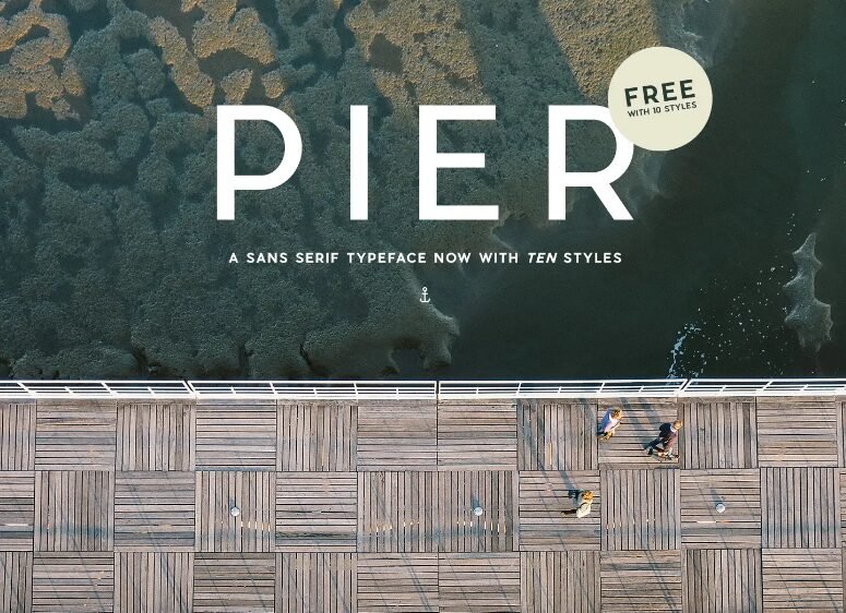 Pier Sans Font Family Free Typeface