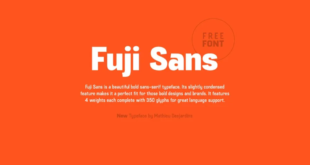 Fuji Sans Font Family Free Download