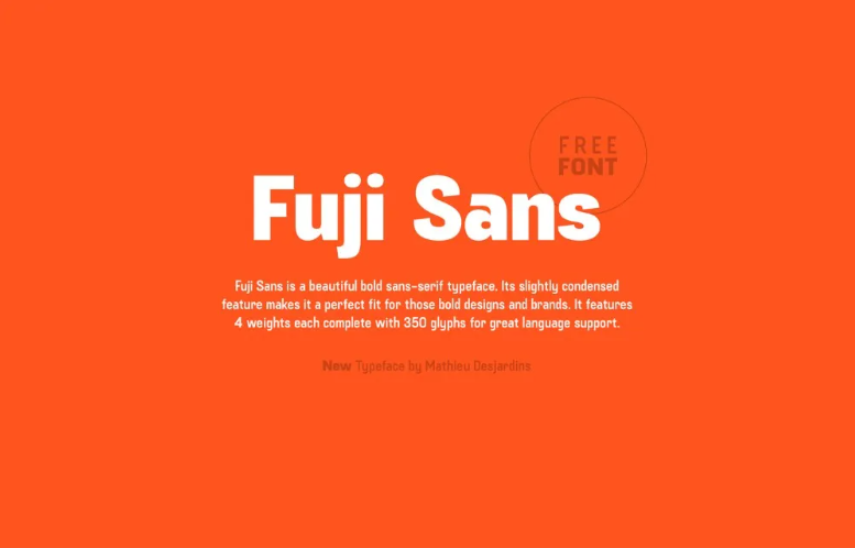 Fuji Sans Font Family Free Download