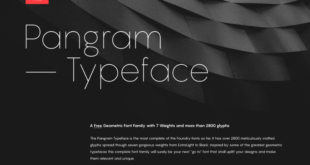 Pangram Sans Font Family Free Download