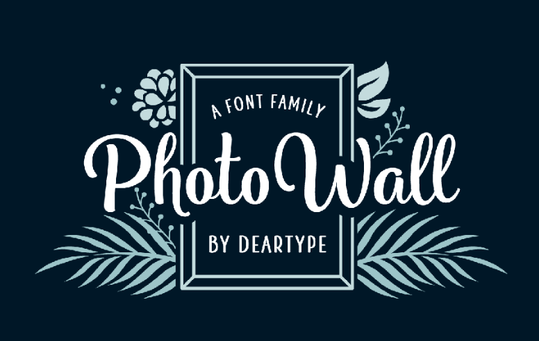 Photowall Font Family Free Download