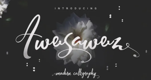 Awesawez Script Font Free