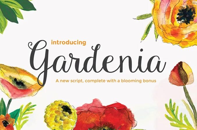 Gardenia Script Font Free