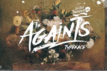 Againts Typeface Font Free